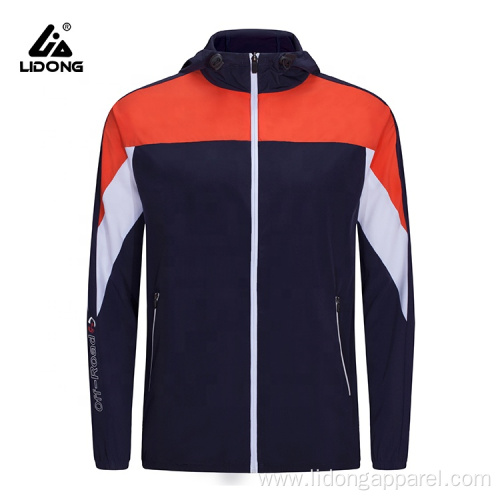 Thin Long Sleeve front zipper Sport Jacket